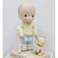 Precious Moments Figurine Blessed Are That Overcome 115479 Dog Boy 1987 Box Tags