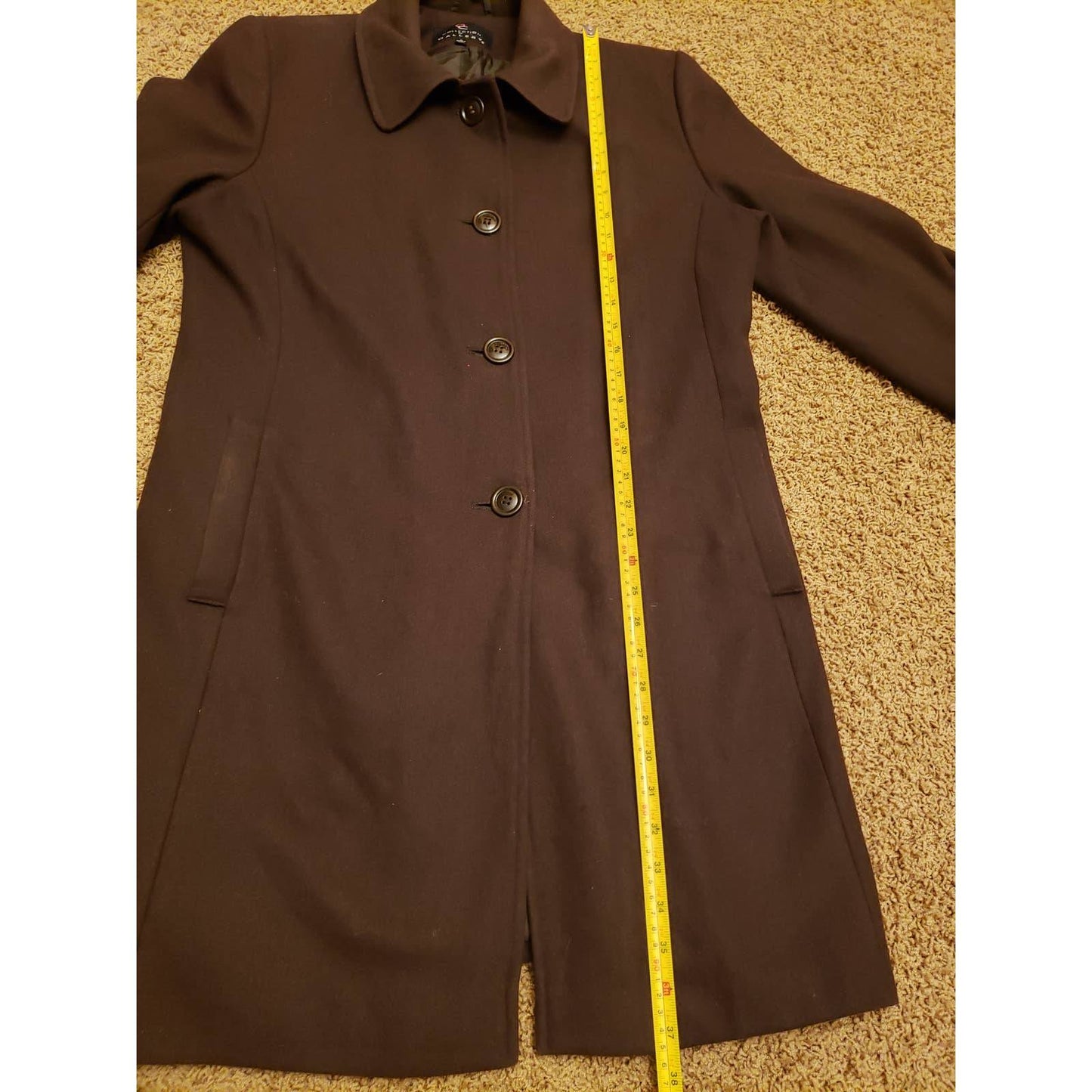 Vintage Womens Collection by Gallery Double Coat Size Large
