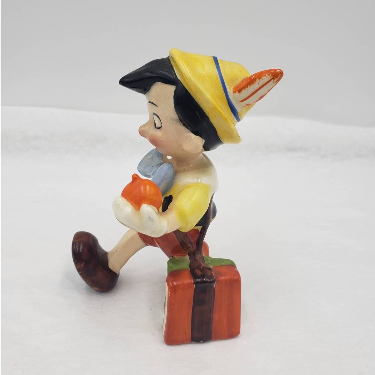 Goebel Pinocchio Germany Walt Disney Character Figurine Walking w/Apple