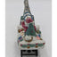 Set of 2 Christmas Figurines Waving Santa Present Carriage Horse