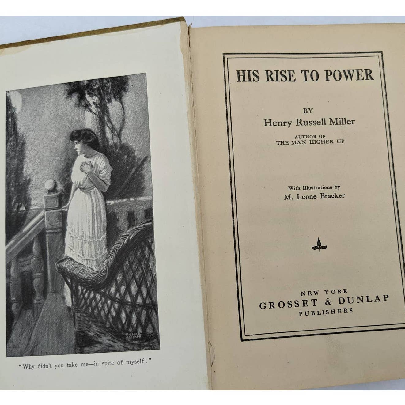 The Rise To Power By Henry Russell Miller Antiquarian Book 1911