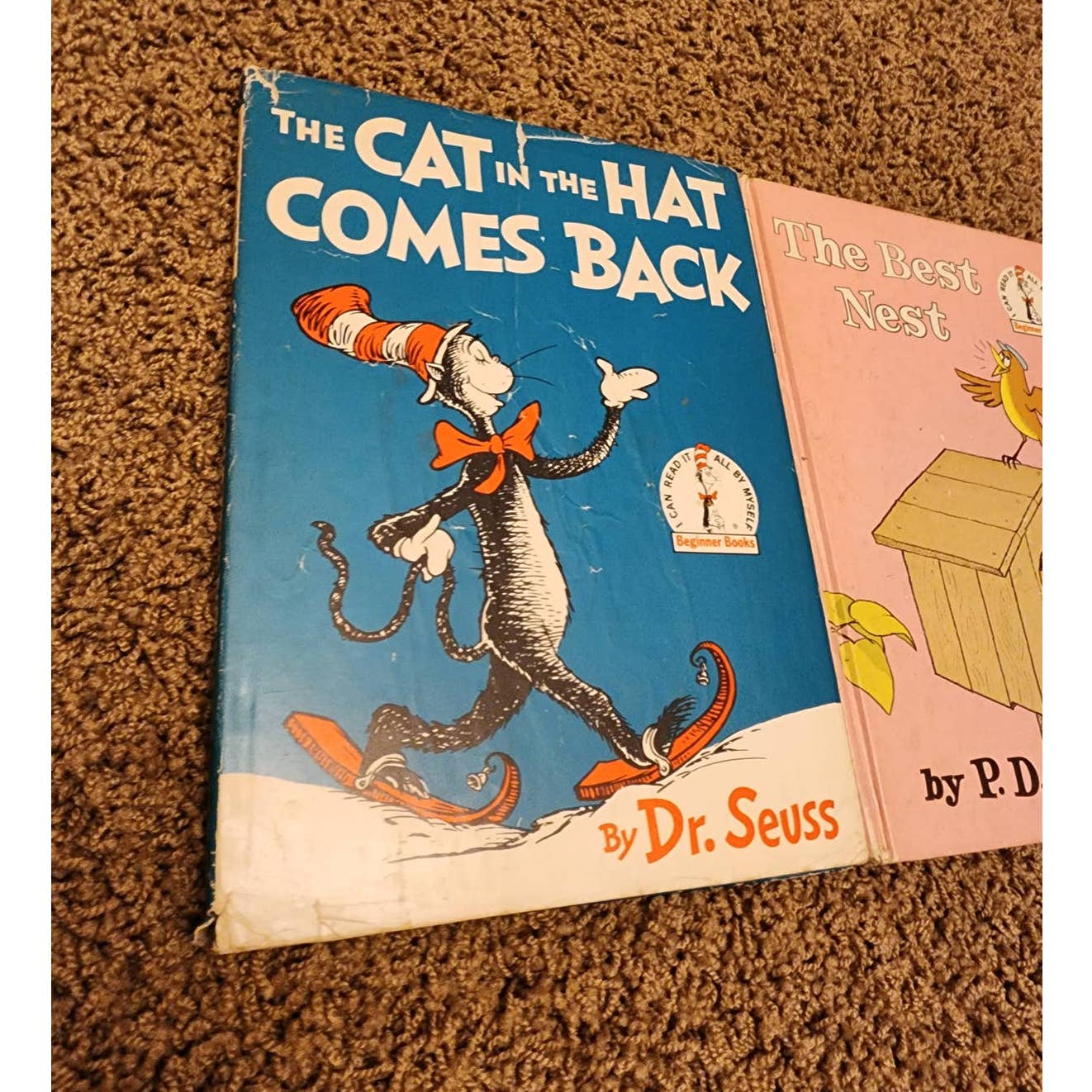 1958 Dr Seuss The Cat In The Hat Comes Back B-2 And 1968 The Best Nest B-51