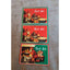 Vintage Gerhards "God Jul" Lot 6 Postcards Christmas Elves Shoveling, Toymaking