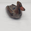 Vintage Duck Mexico Folk Art Pottery Floral Design
