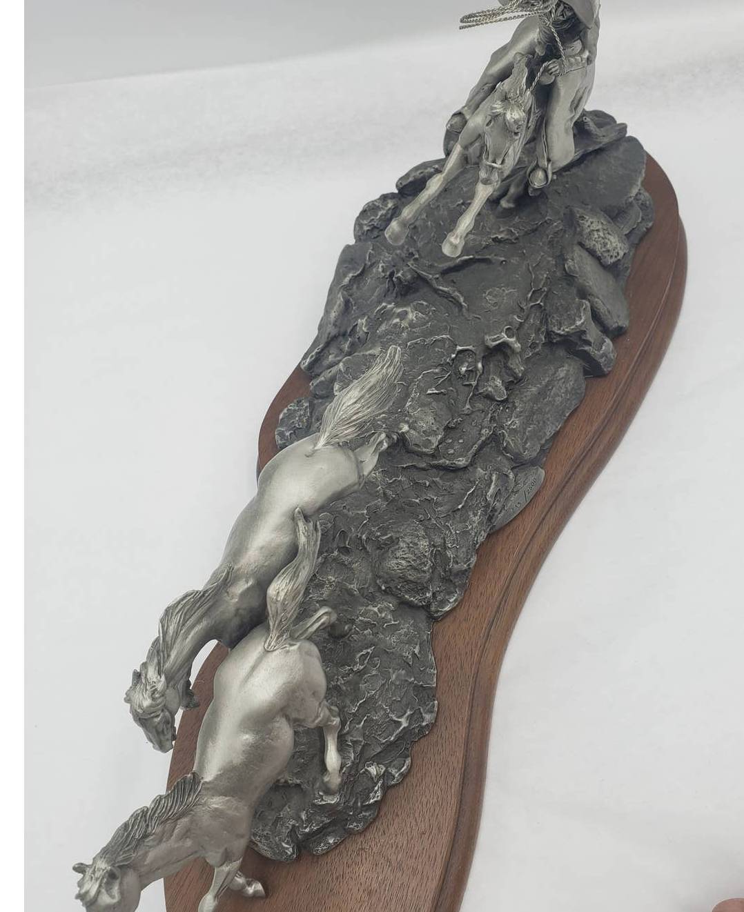 Chilmark Pewter Polland Mustanger Western Sculpture Limited Edition 734/2500