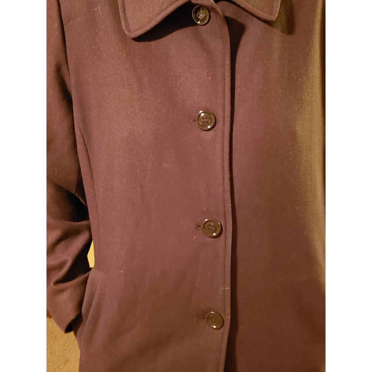 Vintage Womens Collection by Gallery Double Coat Size Large
