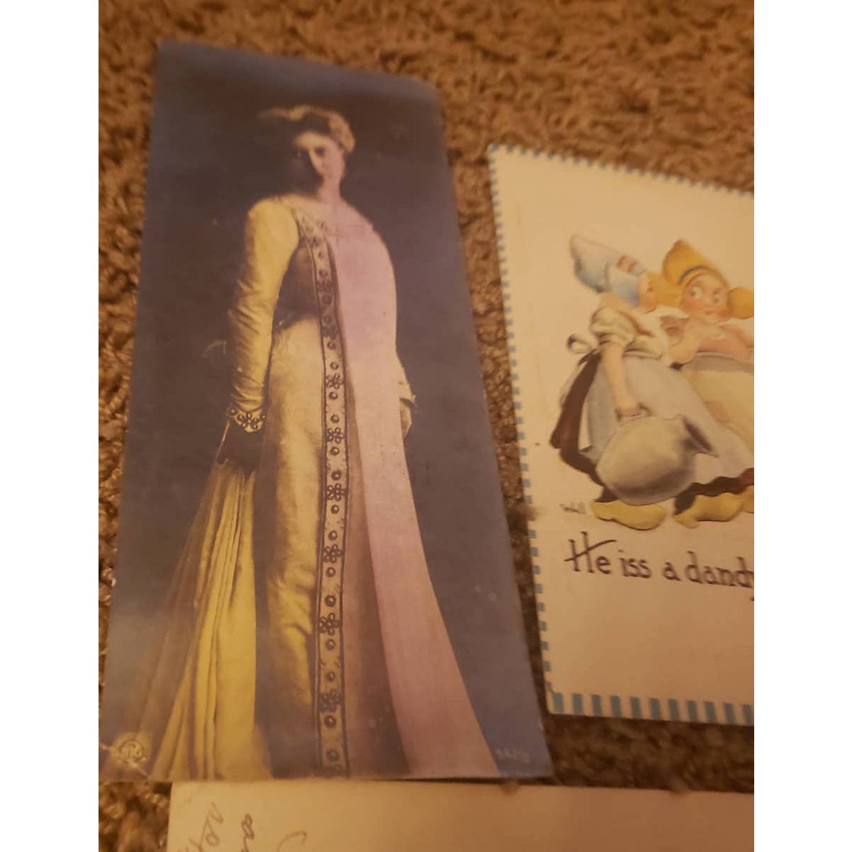 C1900-1915 Antique Postcard Lot Set Of 7 Graphics 1900s Womens Fashion