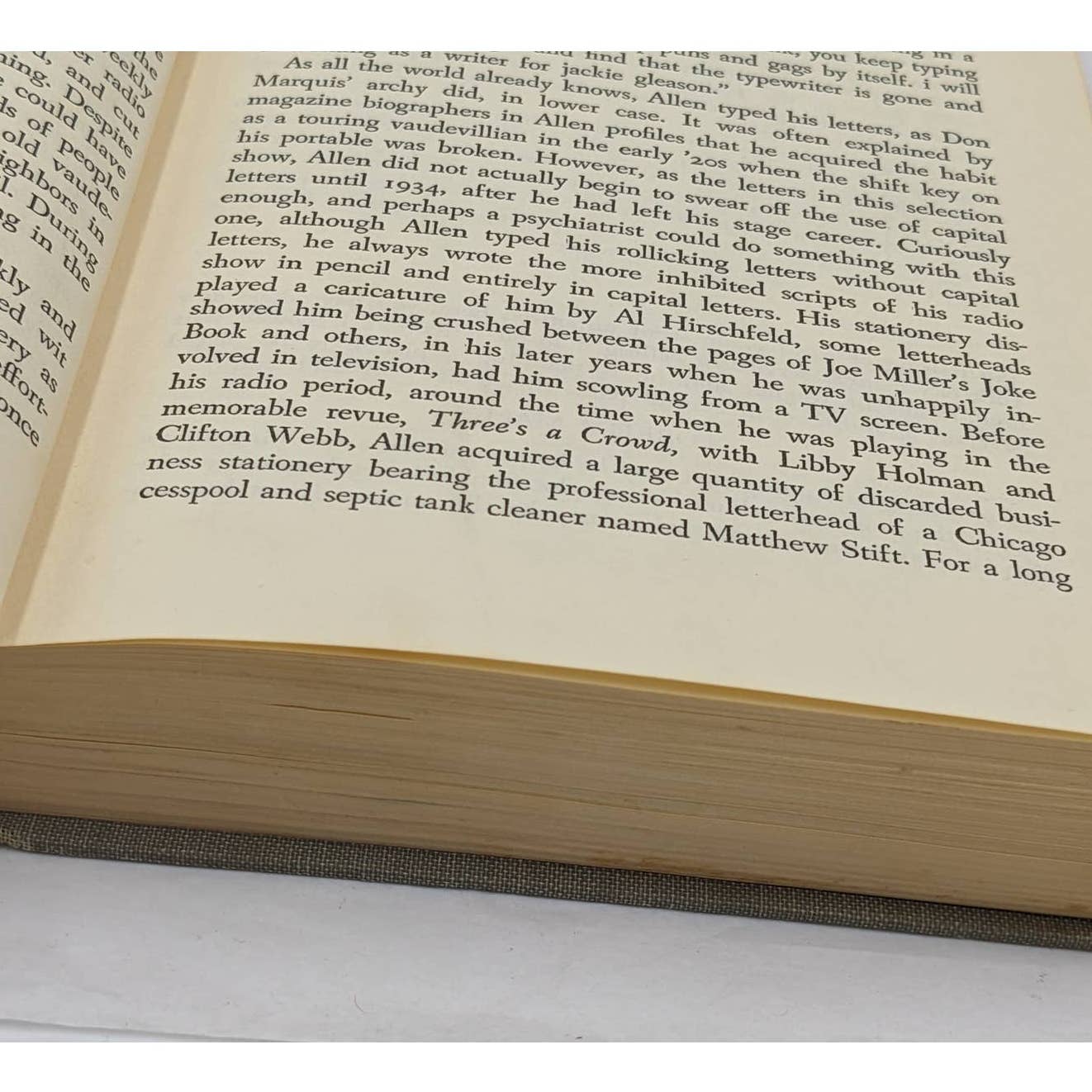 Fred Allens Letters Edited By Joe McCarthy First Edition Vintage 1965