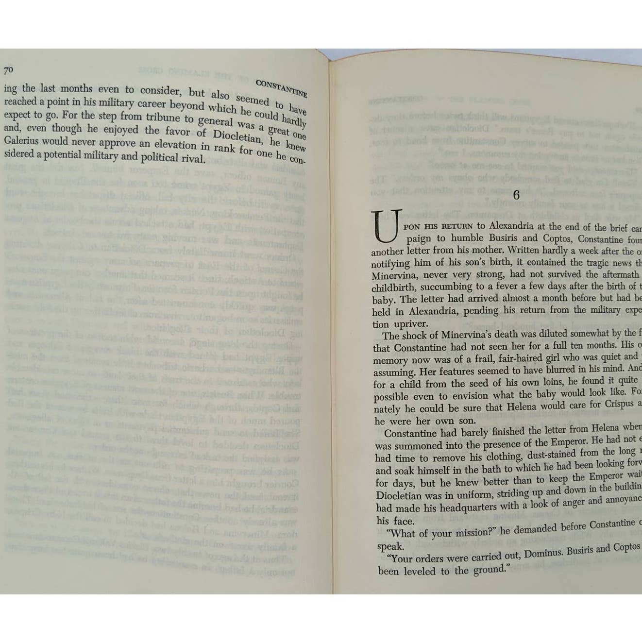 Constantine Miracle Of The Flaming Cross By Frank Slaughter Roman Emperor 1965