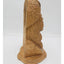Vintage Wood Carved Trapper Man Bearded Bust Sculpture Wood Carving 13" Tall