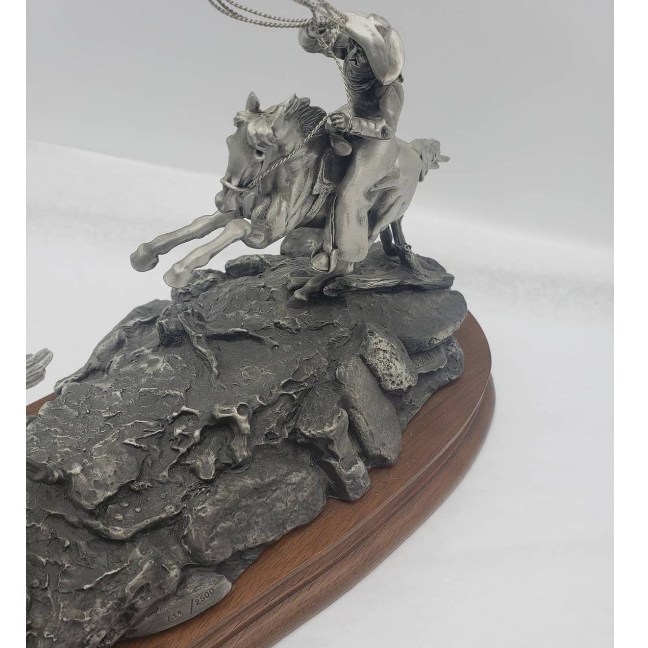 Chilmark Pewter Polland Mustanger Western Sculpture Limited Edition 734/2500