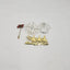 Merry Christmas Brooch Lot of 4 Joy Stickpin, Angel, Snowflake, Three Wise Man