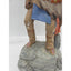 Vintage Teissedre Native American Figurine Holding Shield Made in USA 17" Tall