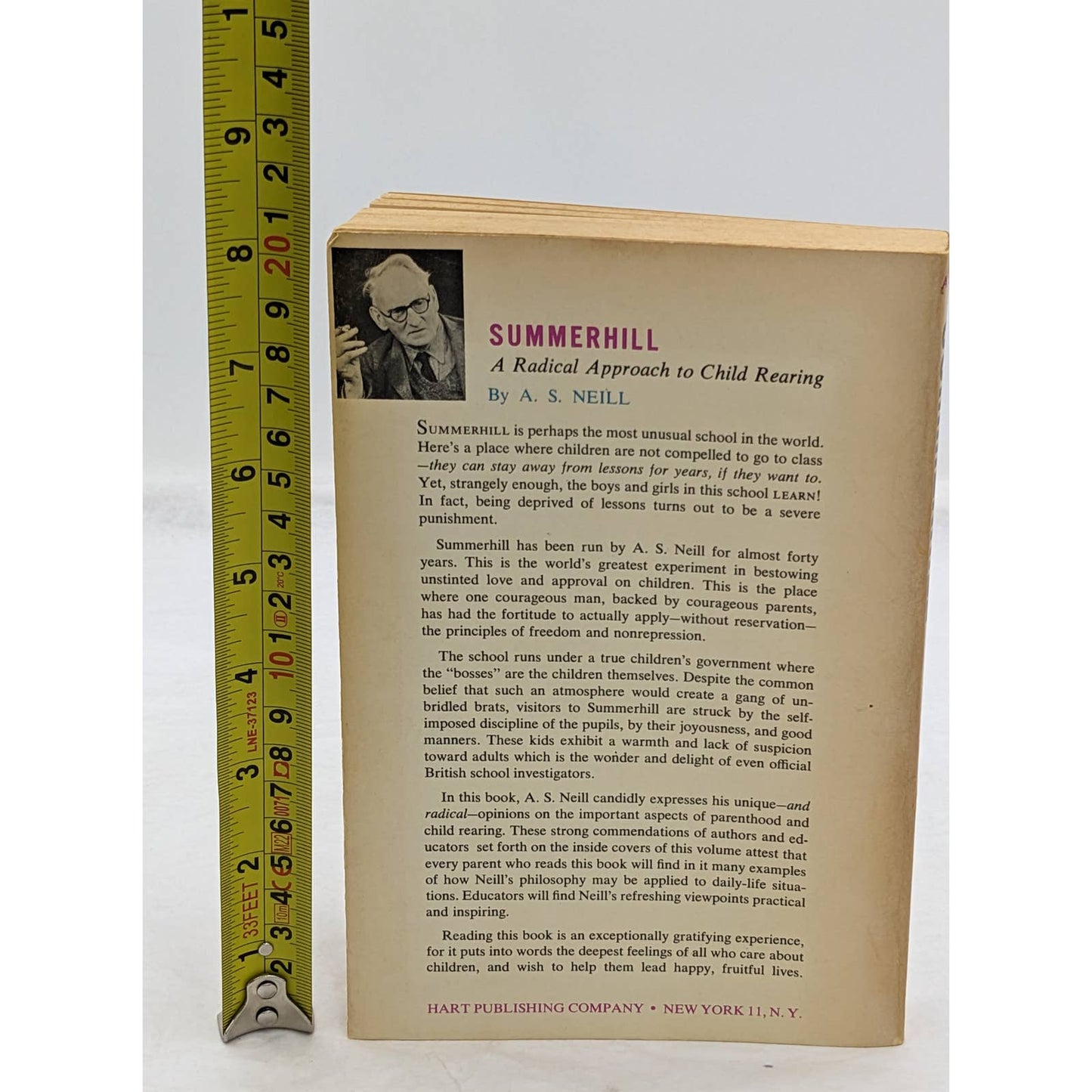 SummerHill A Radical Approach To Child Rearing 1960 Paperback By A.S. Neill