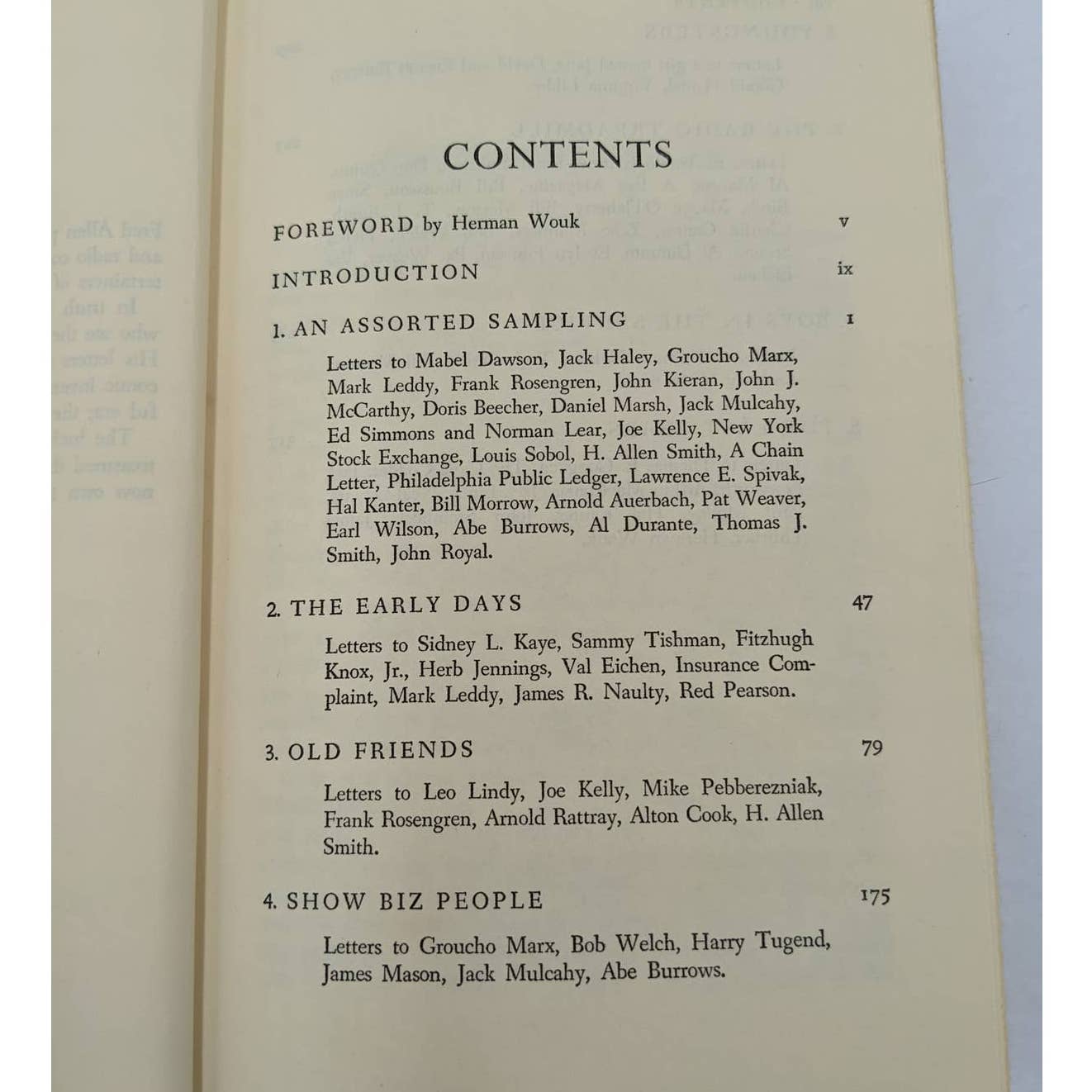 Fred Allens Letters Edited By Joe McCarthy First Edition Vintage 1965