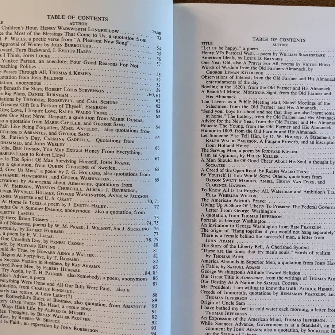 Vintage 1963 Words of Inspiration Writings From the Past to Brighten the Present