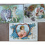 C1908-1911 Antique Valentine Postcard Lot 3 Cherub Love To My Valentine