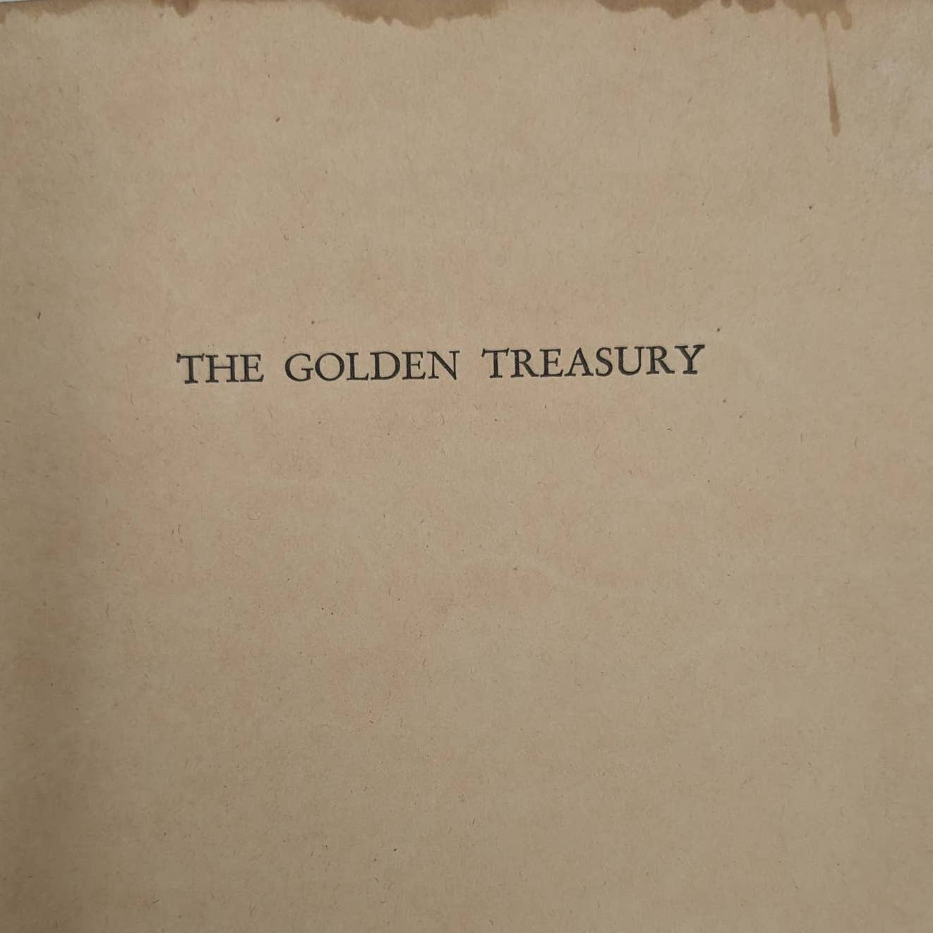 The Golden Treasury Francis Turner Palgrave Best Songs Lyrical Poems Shakespeare