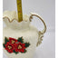 Crown Pitcher Poinsettia Pitcher Glazed Jade Christmas Set Of 2