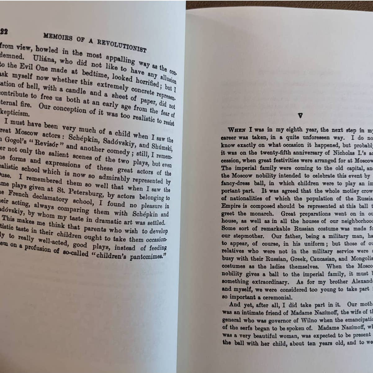 Memoirs Of A Revolutionist By Peter Kropotkin Reprint Paperback Autobiography