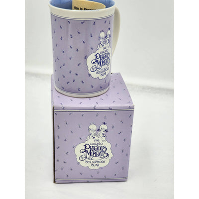 Precious Moments Mug Cup Collectors Club Vintage W/Box Tags