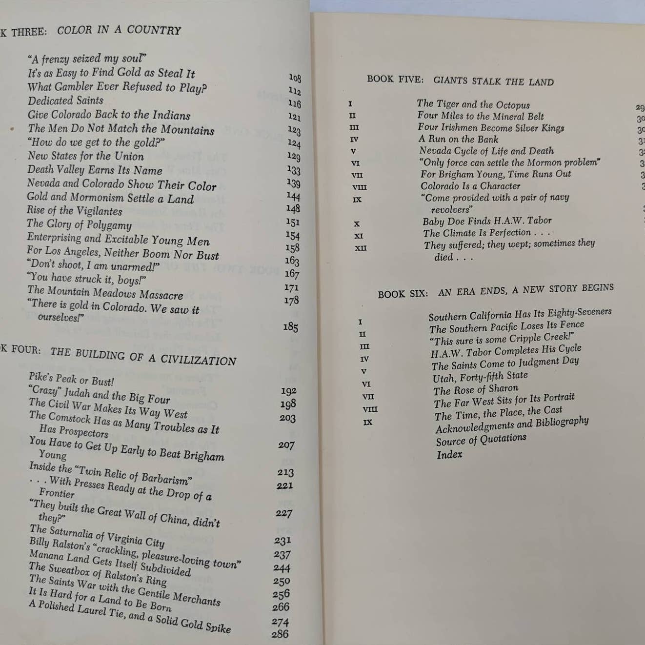Mainstream Of America Series: Men To Match My Mountains By Irving Stone 1956
