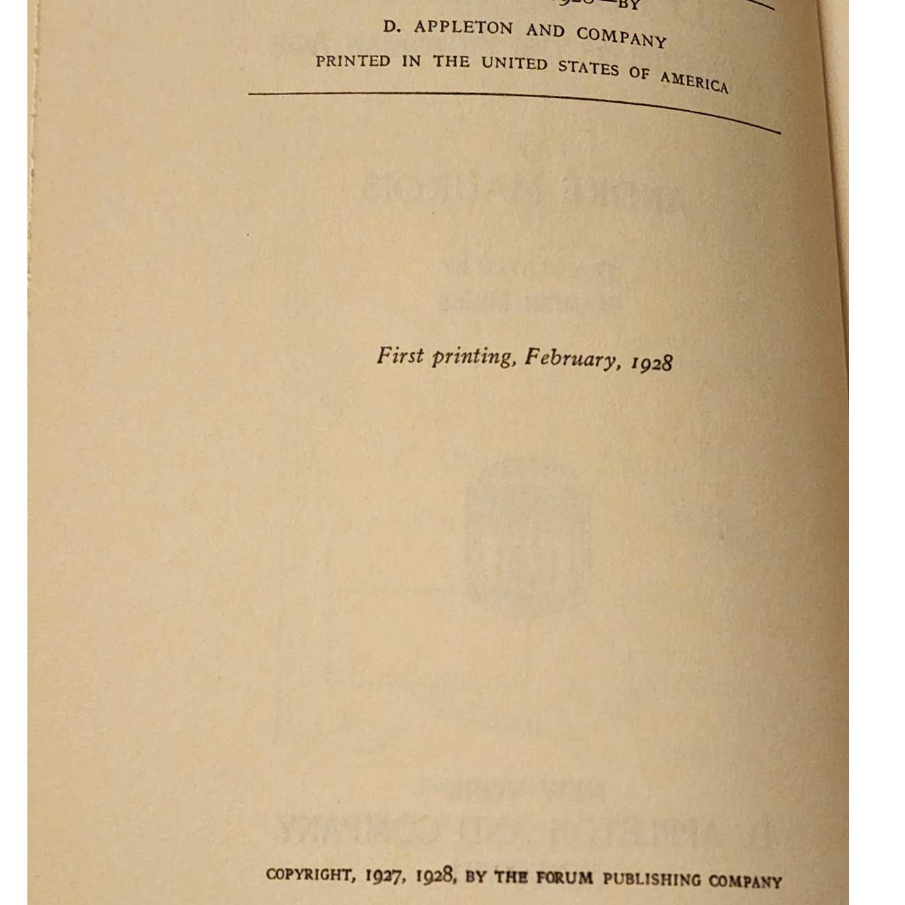 Disraeli A Picture Of The Victorian Age By Andre Maurois, First Printing 1928