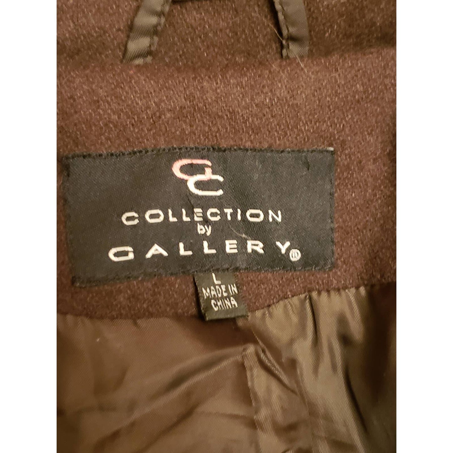 Vintage Womens Collection by Gallery Double Coat Size Large