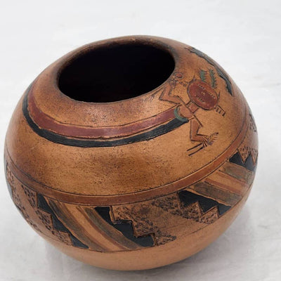 Ken Williams Native American Navajo Pottery Ye'i Holy Person Rainbow Guardian