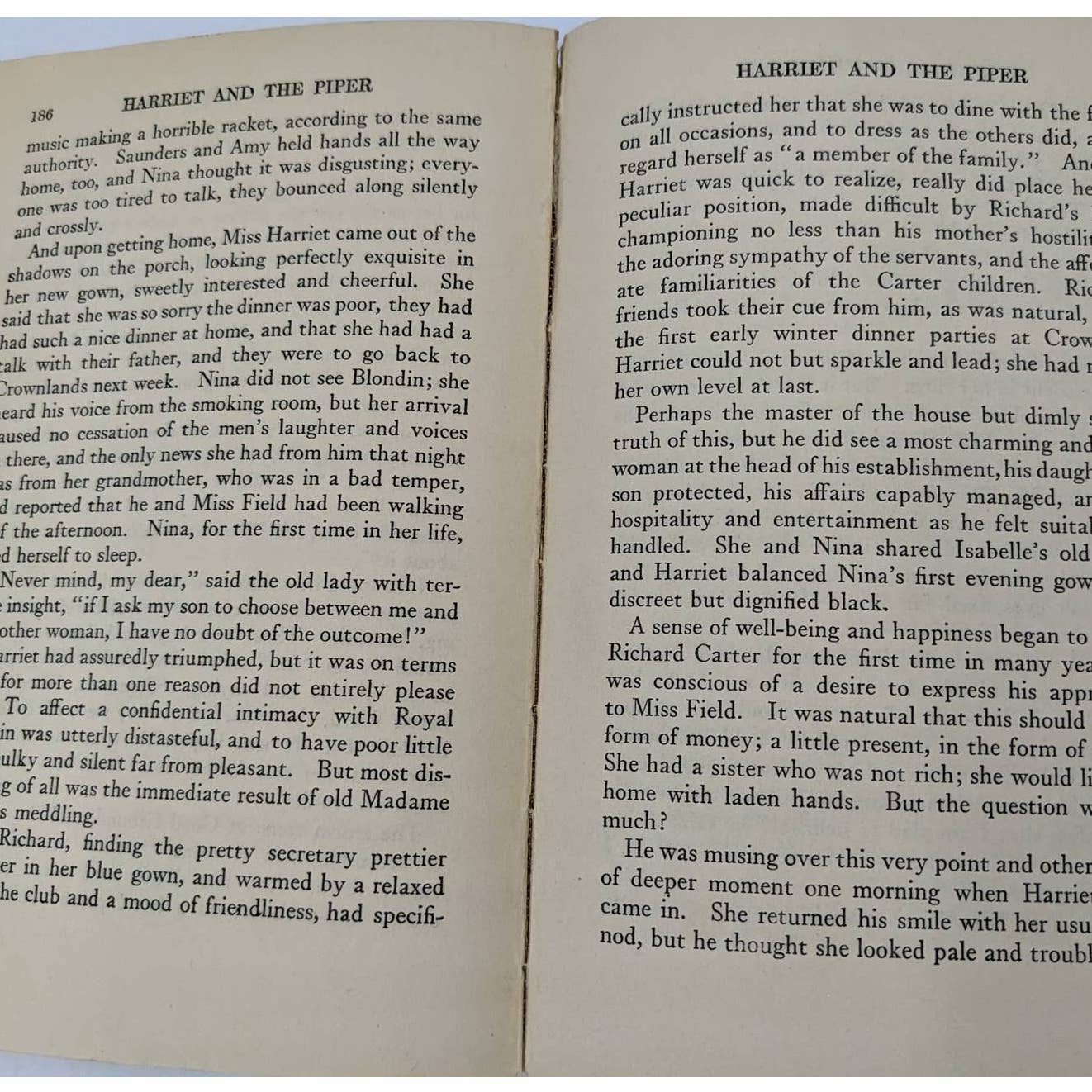 Harriet And Piper Kathleen Norris Antiquarian Vintage Novel Early Edition 1920