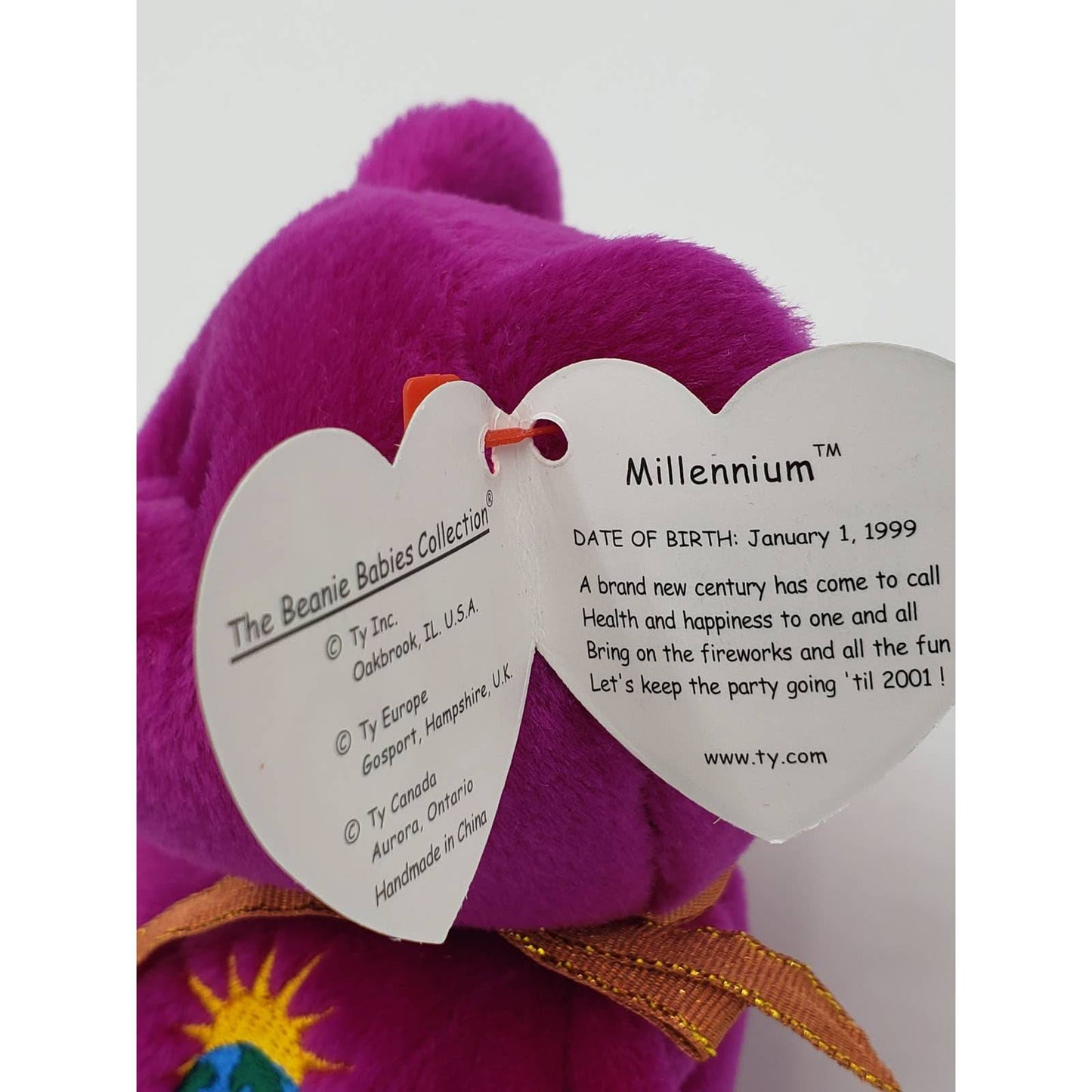 1999 Ty Beanie Baby Millennium Retired
