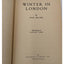 Winter In London By Ivor Brown Vintage Novel First Edition 1952